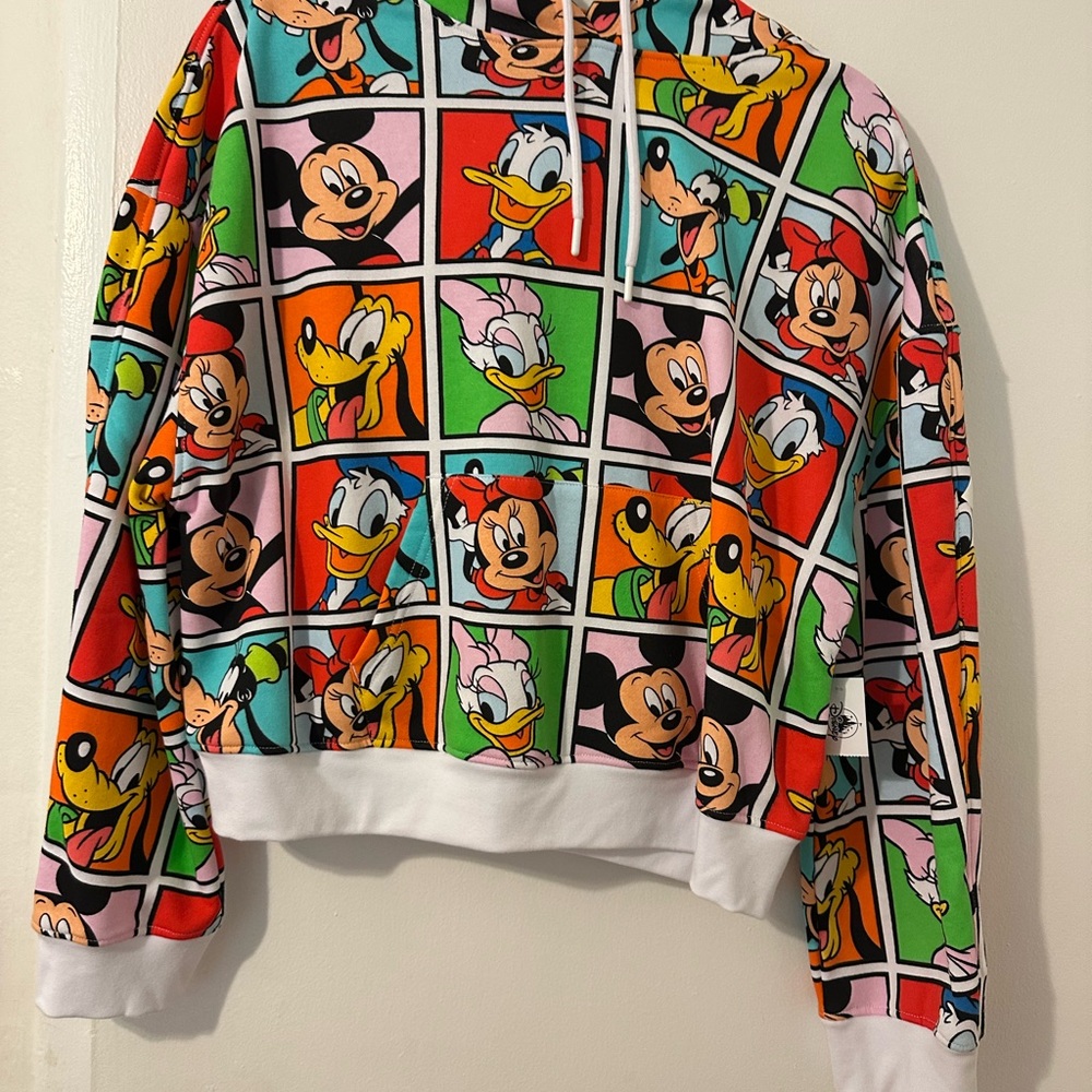 Colorful Disney Character Grid Hoodie